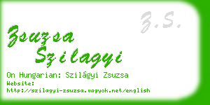 zsuzsa szilagyi business card